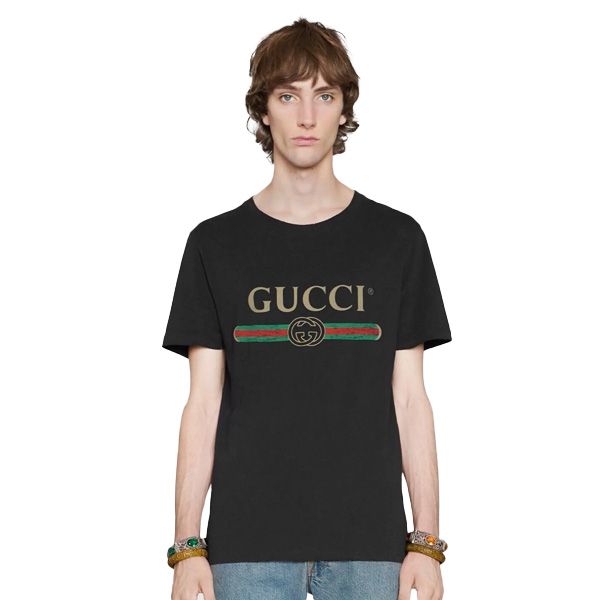 Gucci Fake Logo (Màu Đen)