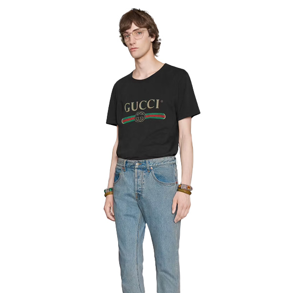 Gucci Fake Logo (Màu Đen)