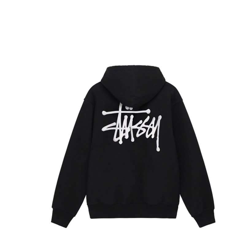 Hoodie Stussy Thêu Chữ  Sau Lưng