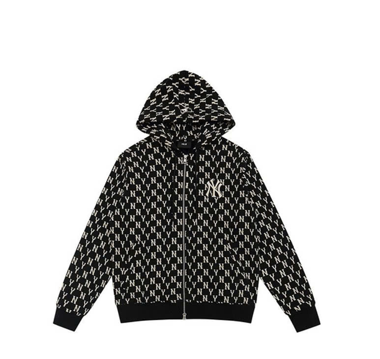 Hoodie Zip MLB Monogram Đen