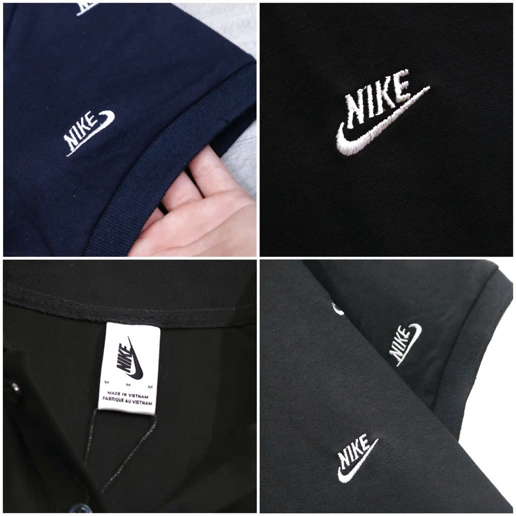 Polo NIKE THÊU ĐEN