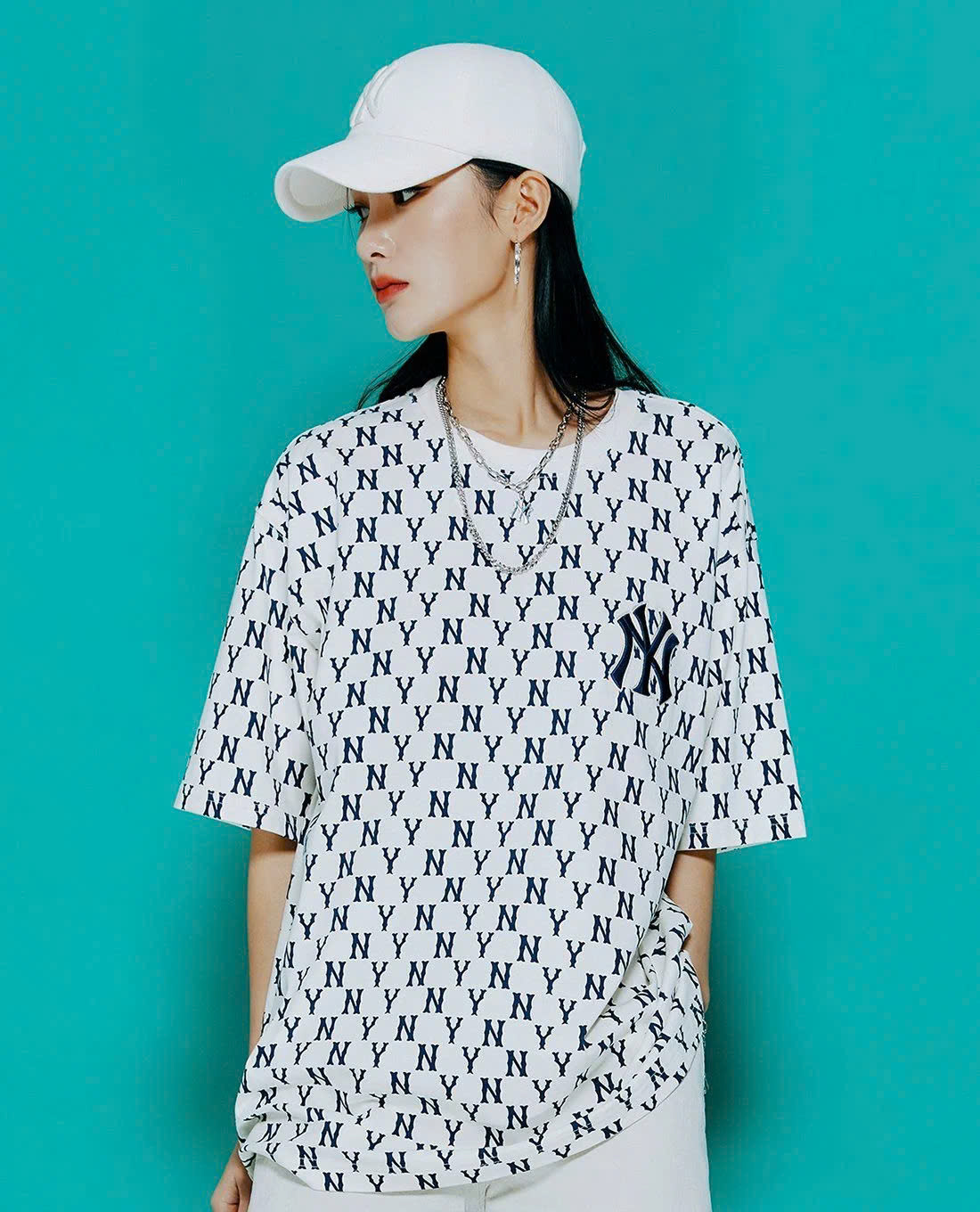 Áo thun MLB Monogram (Màu Trắng)