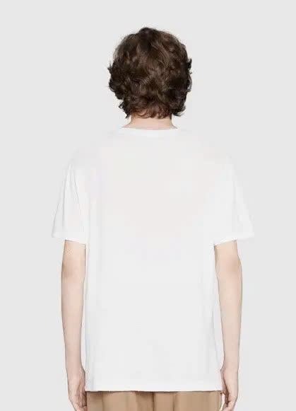 Áo thun Gucci Fake Logo (Màu Trắng)