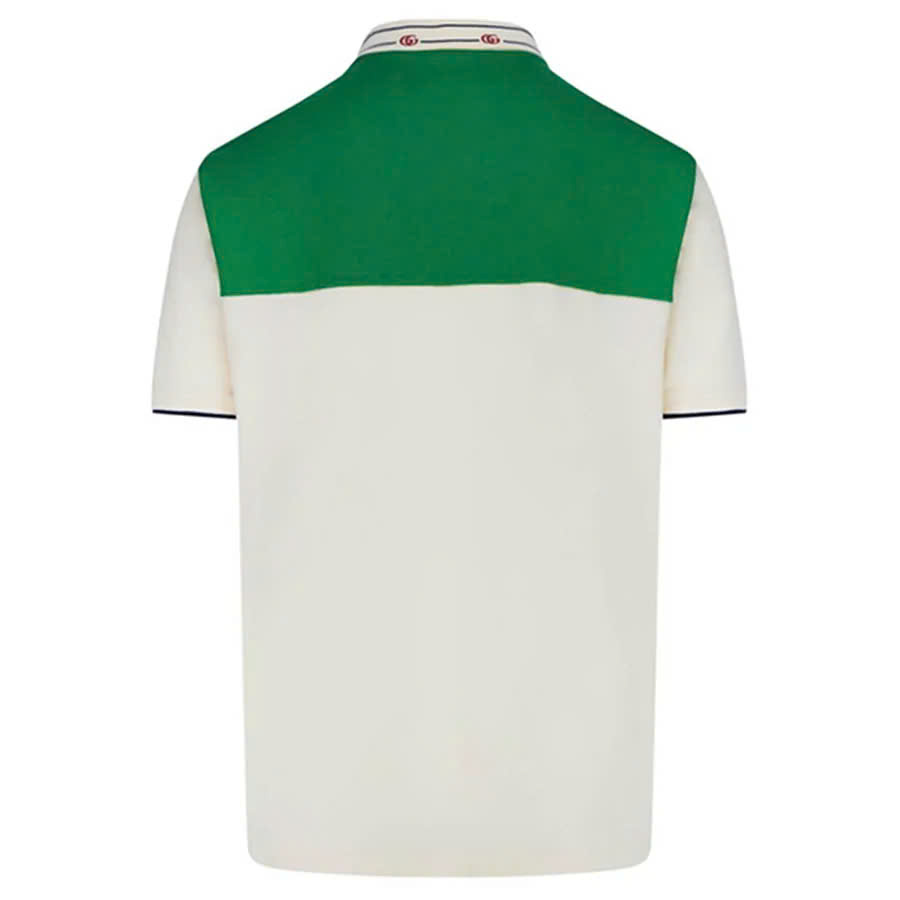 Áo Polo Gucci EMBROIDERED (Xanh Lá)