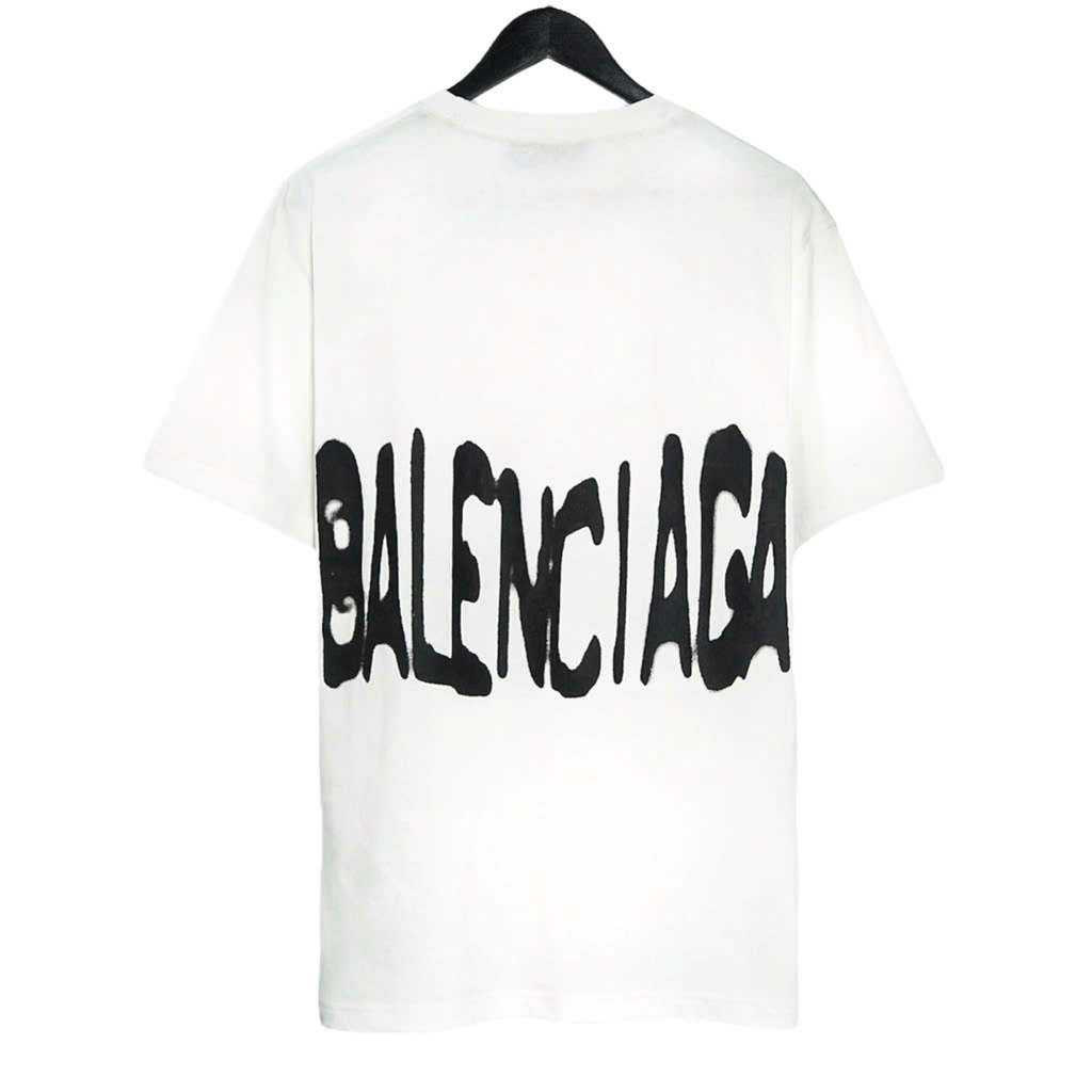 Áo Thun Gucci x Balenciaga Màu Trắng