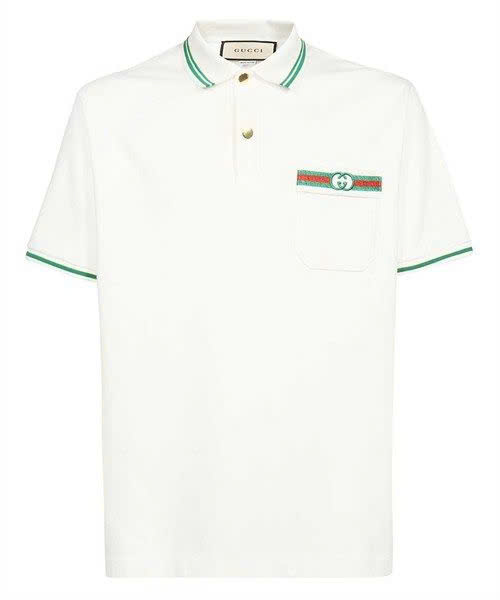 Polo Gucci Thêu túi Xanh Lá