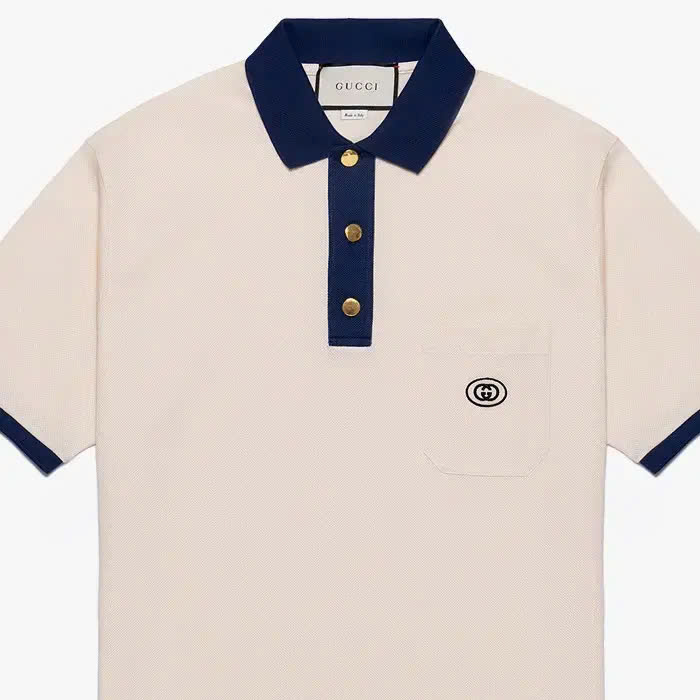 Polo Gucci Blen Pique