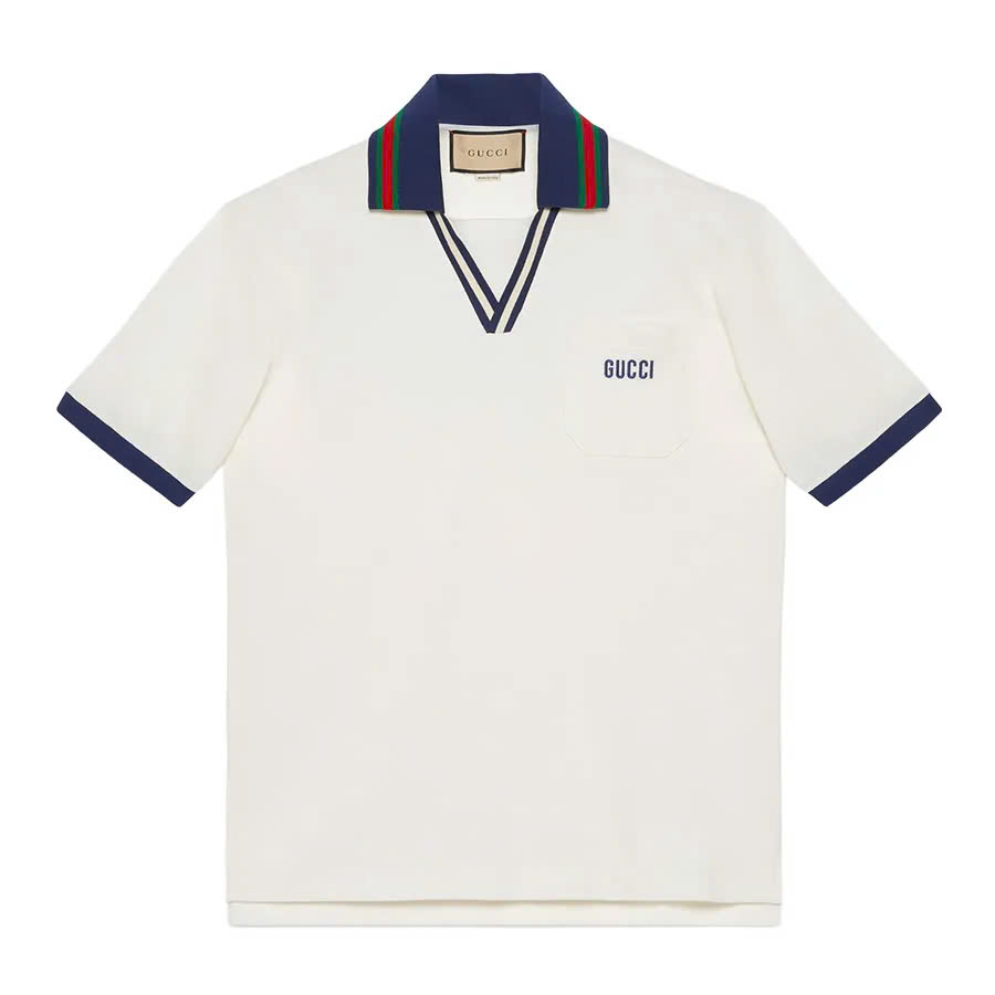 Polo Gucci Pique Cổ Chữ V