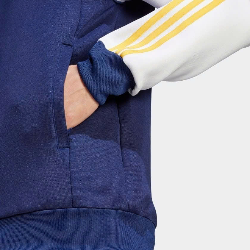 Bomber Zip Adidas SST Phối Tay Viền Vàng