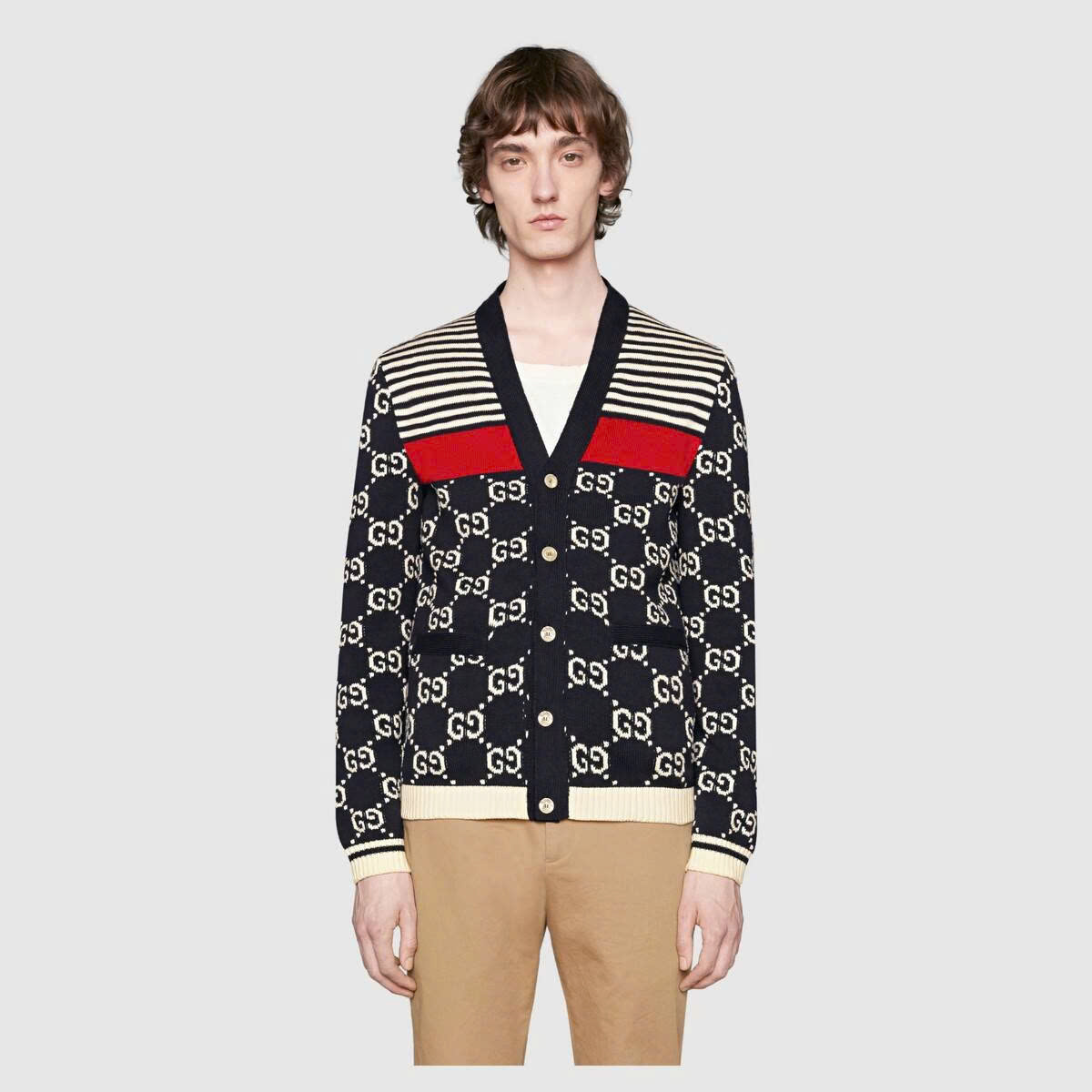 Cardigan Gucci STRIPE KNIT