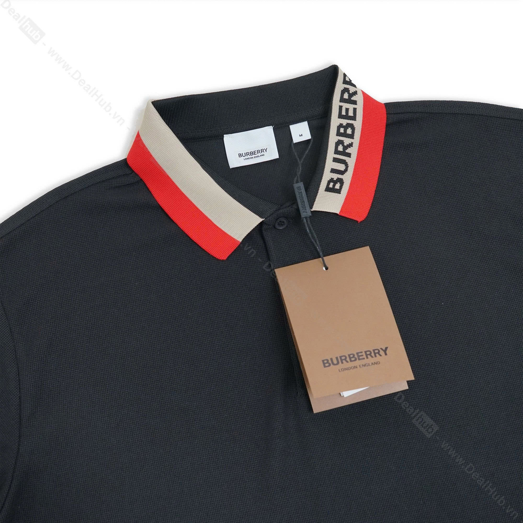 Polo Burberry Contrast Pique Phối Cổ V3