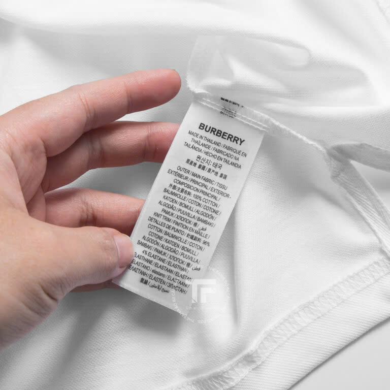 Polo Burberry Contrast Pique Phối Cổ V3
