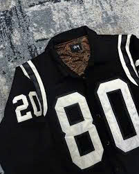 Bomber Stussy thêu Da 80