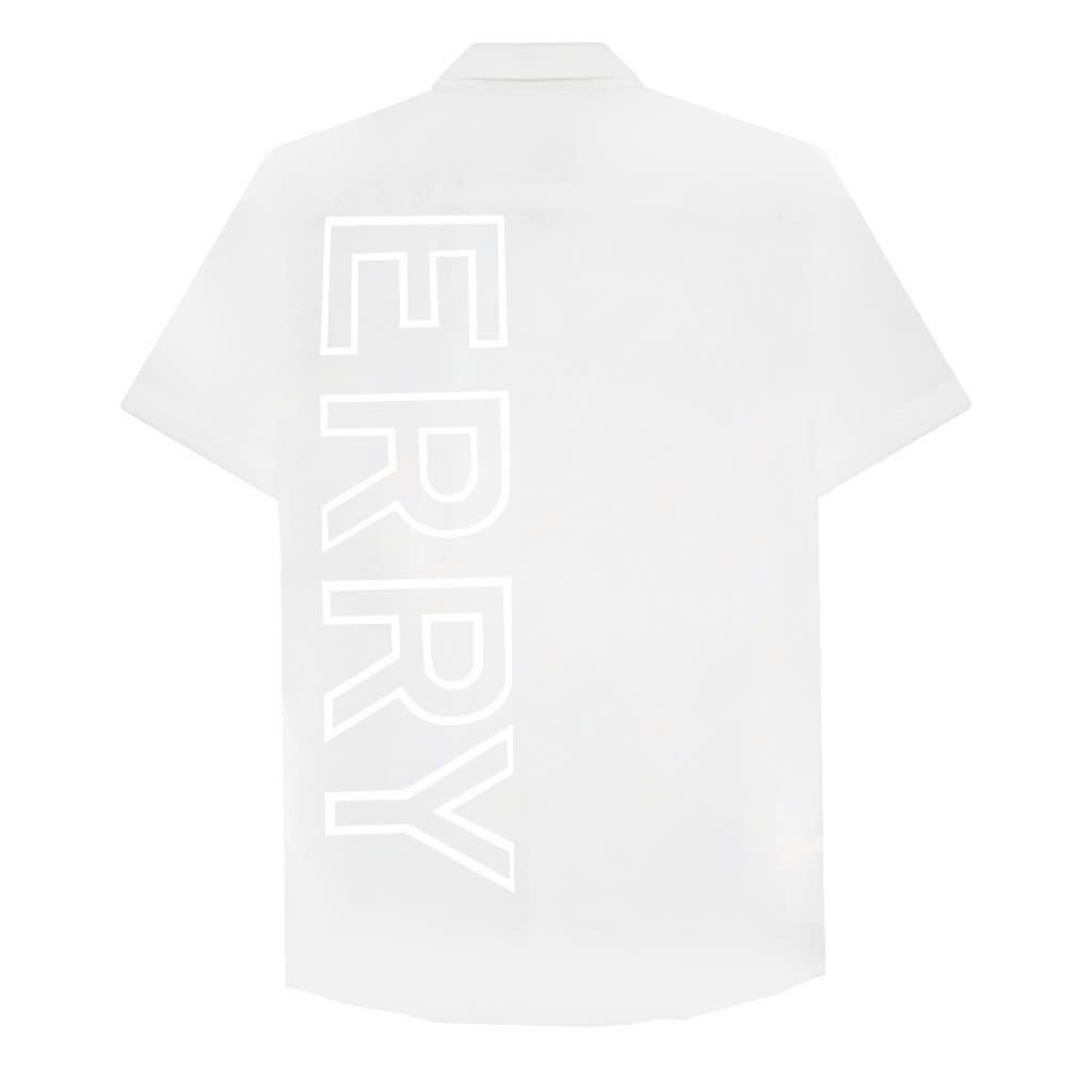 Sơ mi Burberry In Nổi tay ngắn