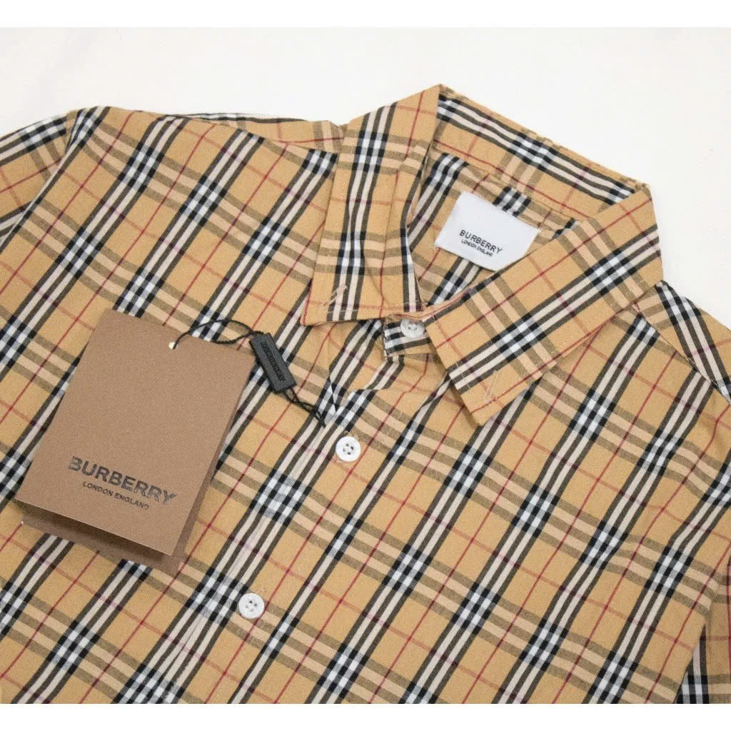 Sơ Mi Burberry Caro V1 - Sọc Nhỏ