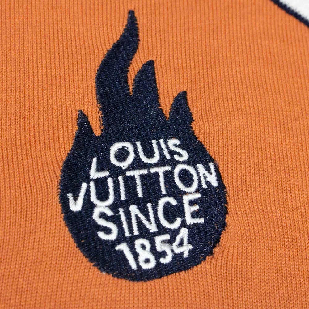Áo Len Tay Ngắn  LV Orange