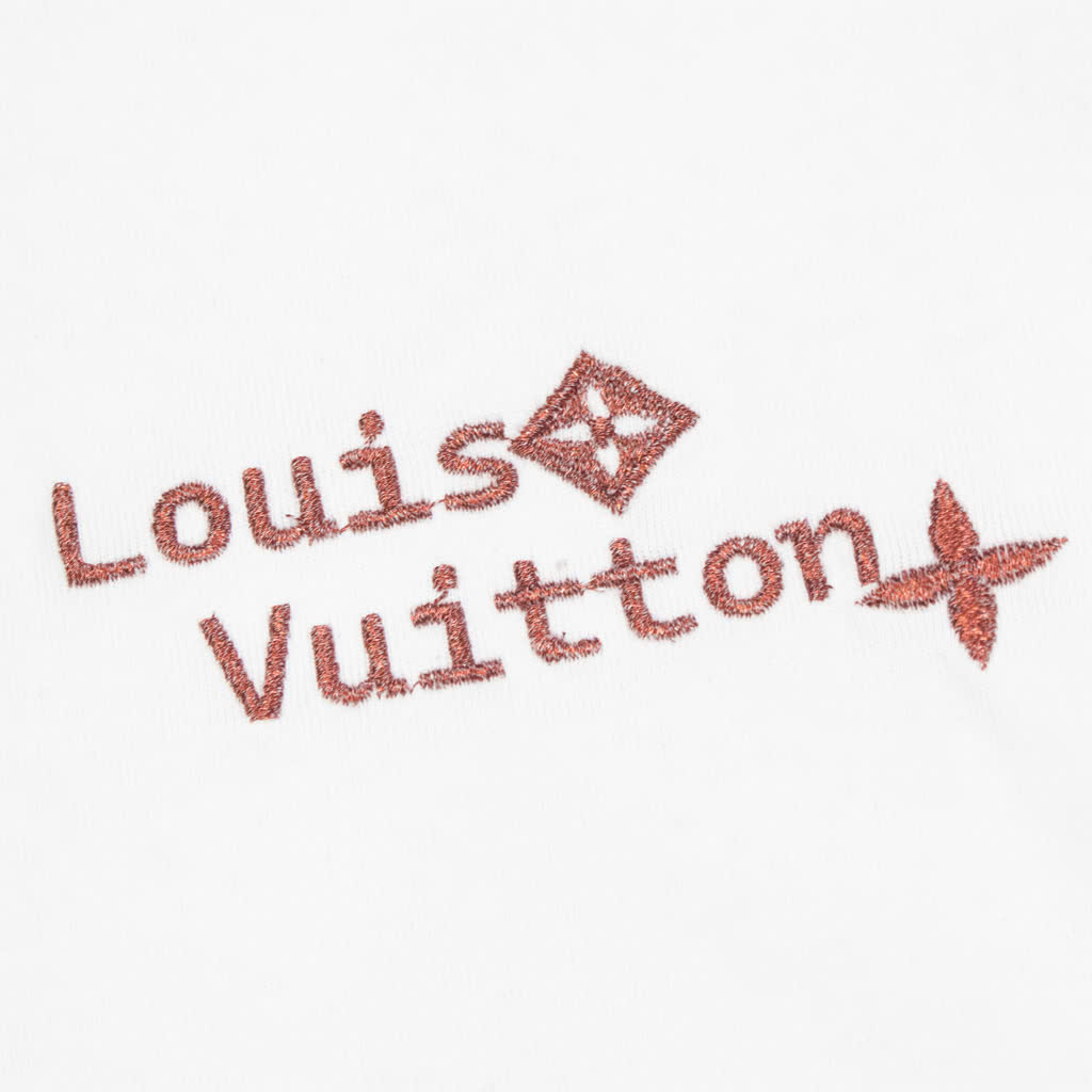 Áo Thun Louis Vuitton Chữ Kim Tuyến ( BỎ MẪU )