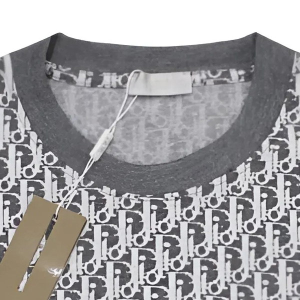 Áo Thun Dior Monogram Đính Logo Bling