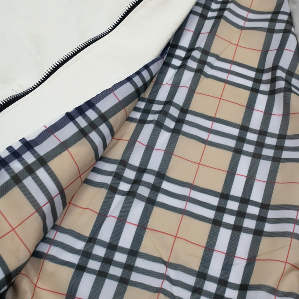 Bomber Zip Dù Burberry Thêu (new)