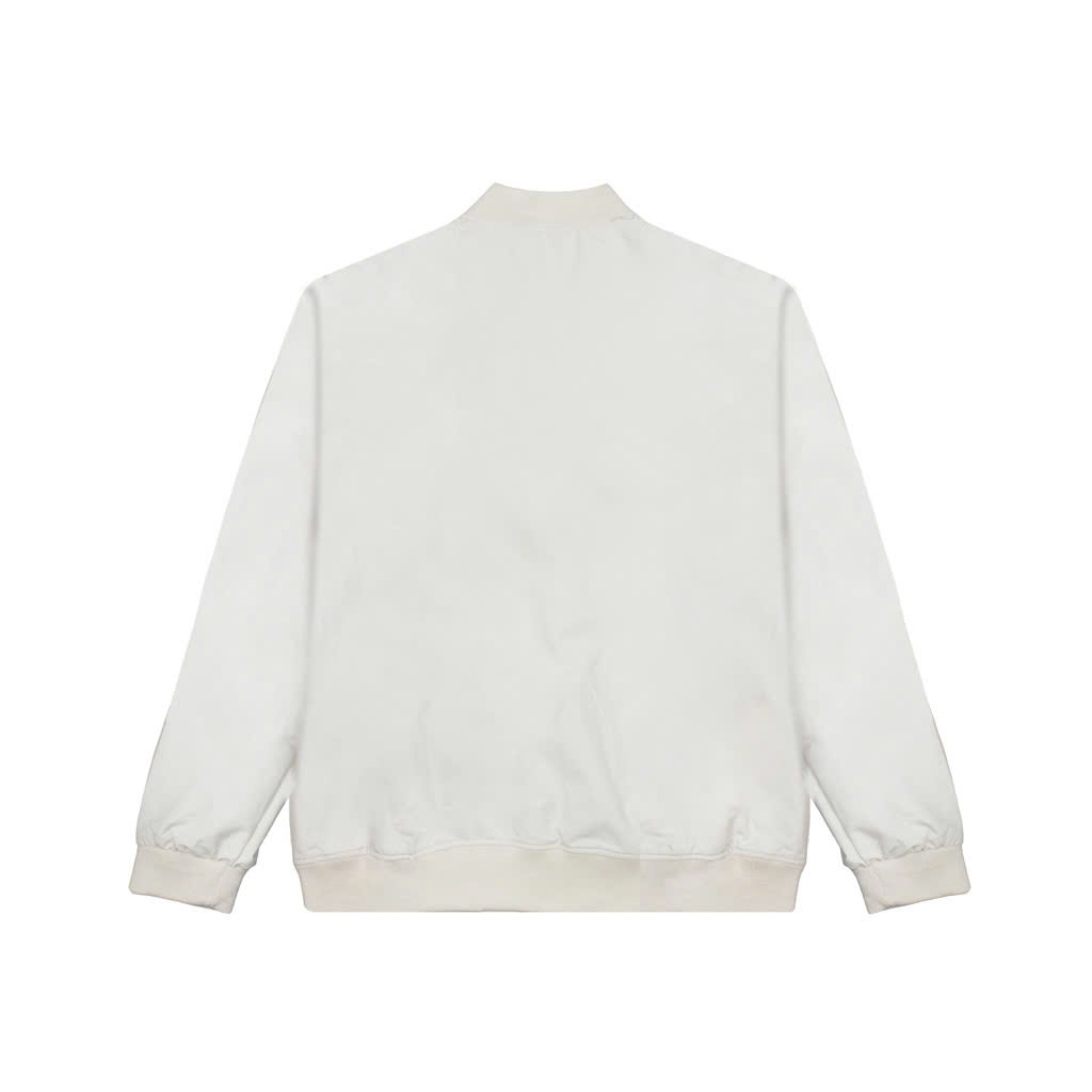Bomber Zip Dù Burberry Thêu (new)