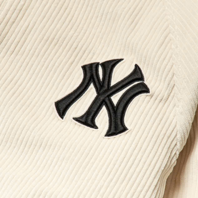 Bomber MLB Nhung Logo Thêu