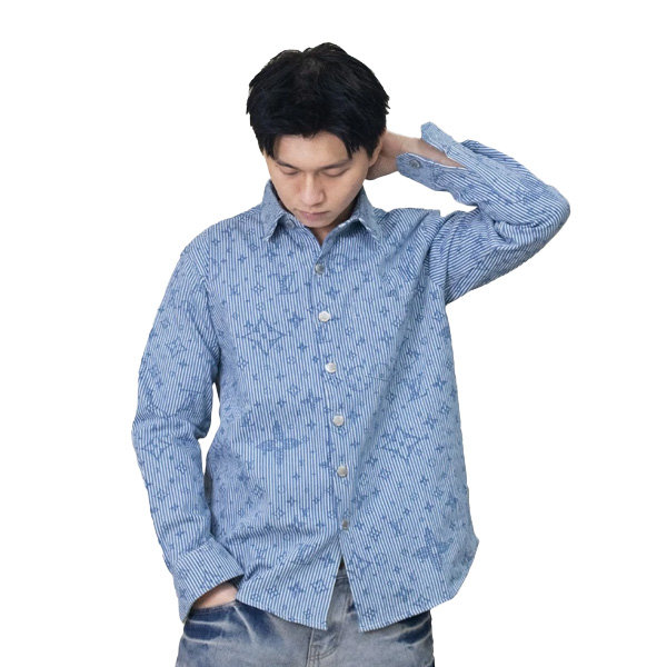 Sơ Mi Louis Vuitton Blue Denim (mới)