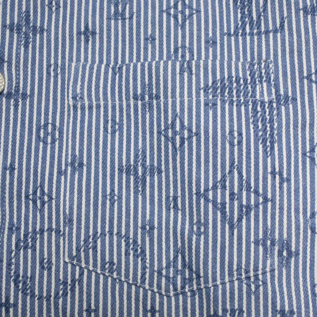 Sơ Mi Louis Vuitton Blue Denim (mới)
