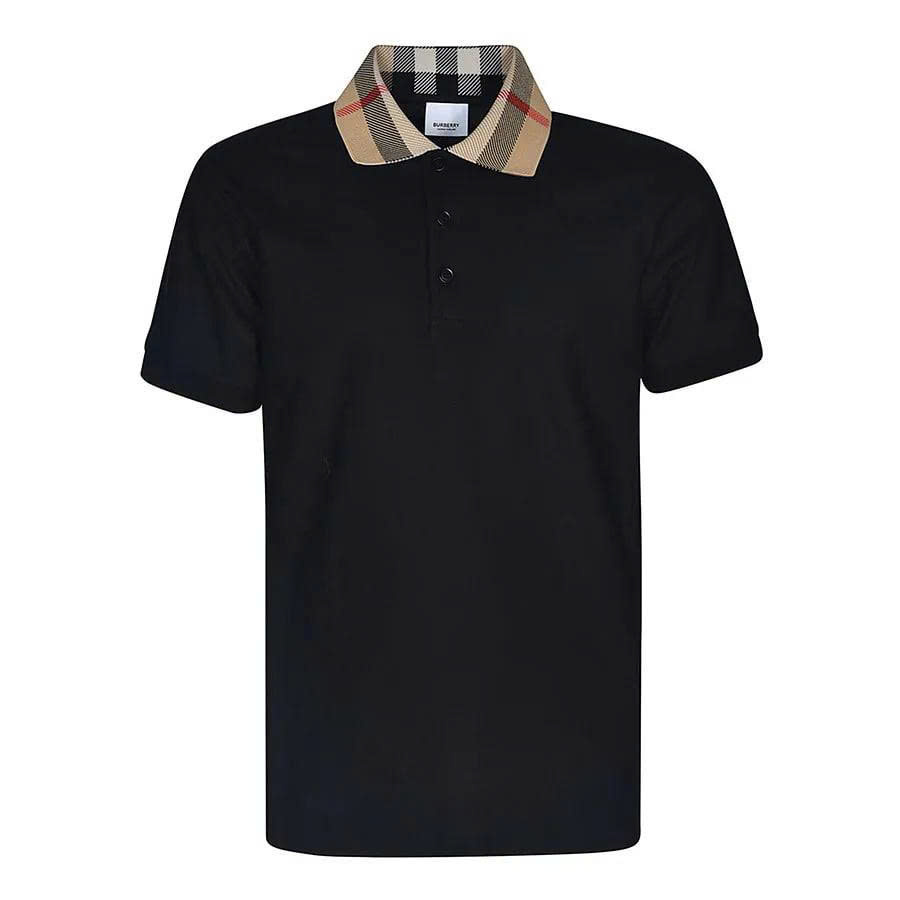 Polo BBR Burberry Viền Cổ Sọc Caro V2
