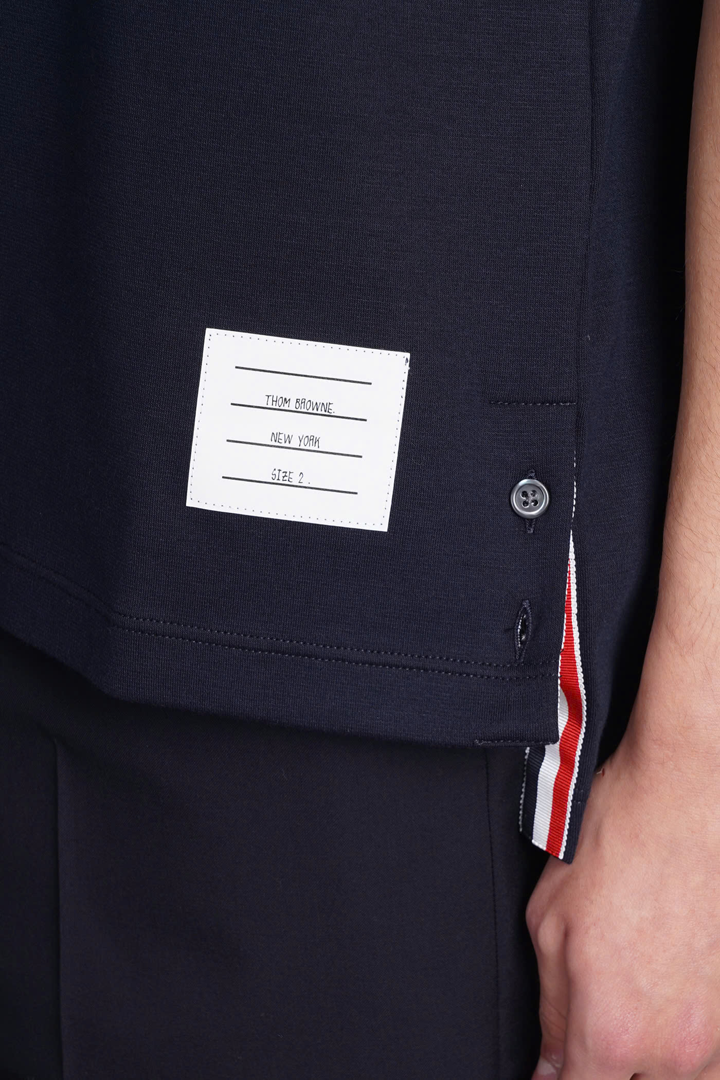Áo Thun Thom Browne Milano Stripe
