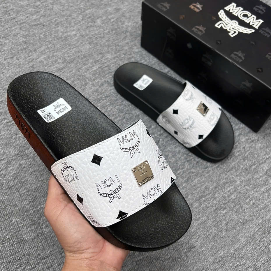 Dép MCM V1 Trắng ( Có Tag )