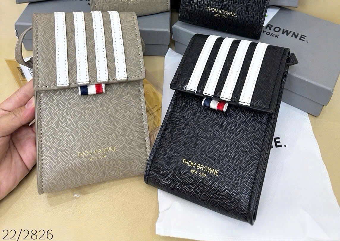 Túi Soft Trunk Đeo Chéo - DC-14 Thom Browne NÂU