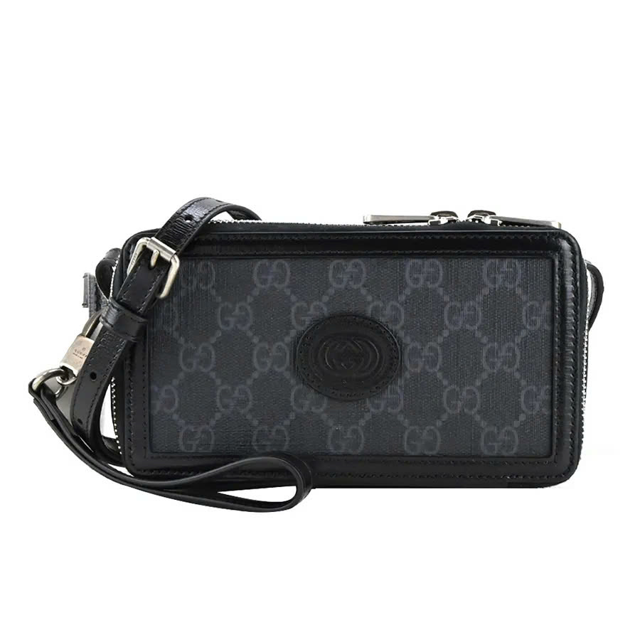 Túi Soft Trunk Đeo Chéo - DC-25 GC interlooking ĐEN