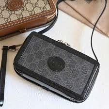 Túi Soft Trunk Đeo Chéo - DC-25 GC interlooking ĐEN