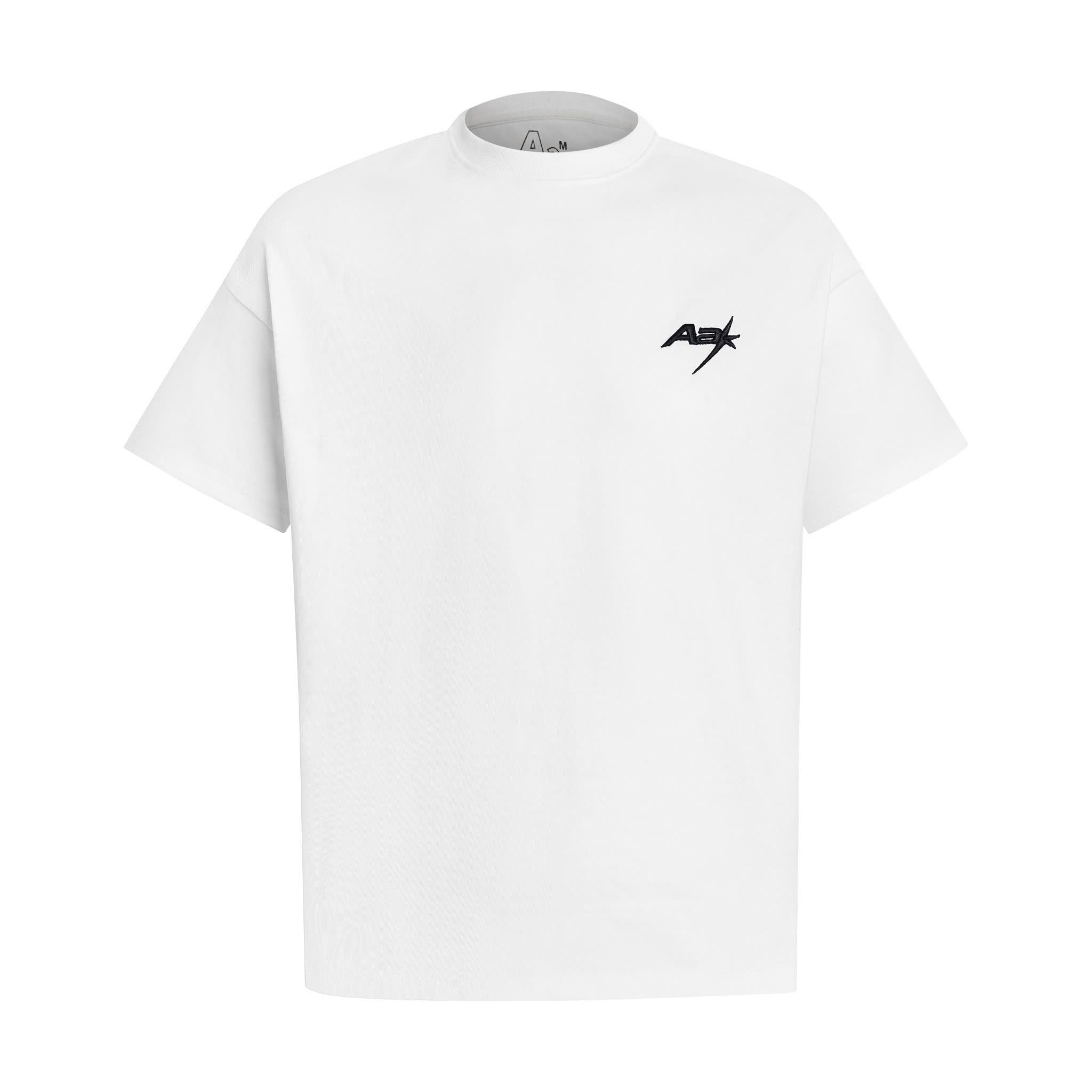 Áo Thun Aa Racing Logo Thêu - Trắng