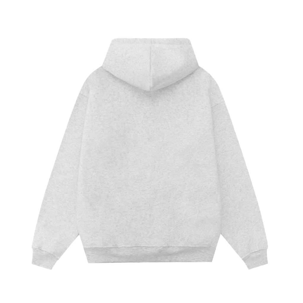 Hoodie Burberry Vintage V2 Logo Kim loại ( Xám )