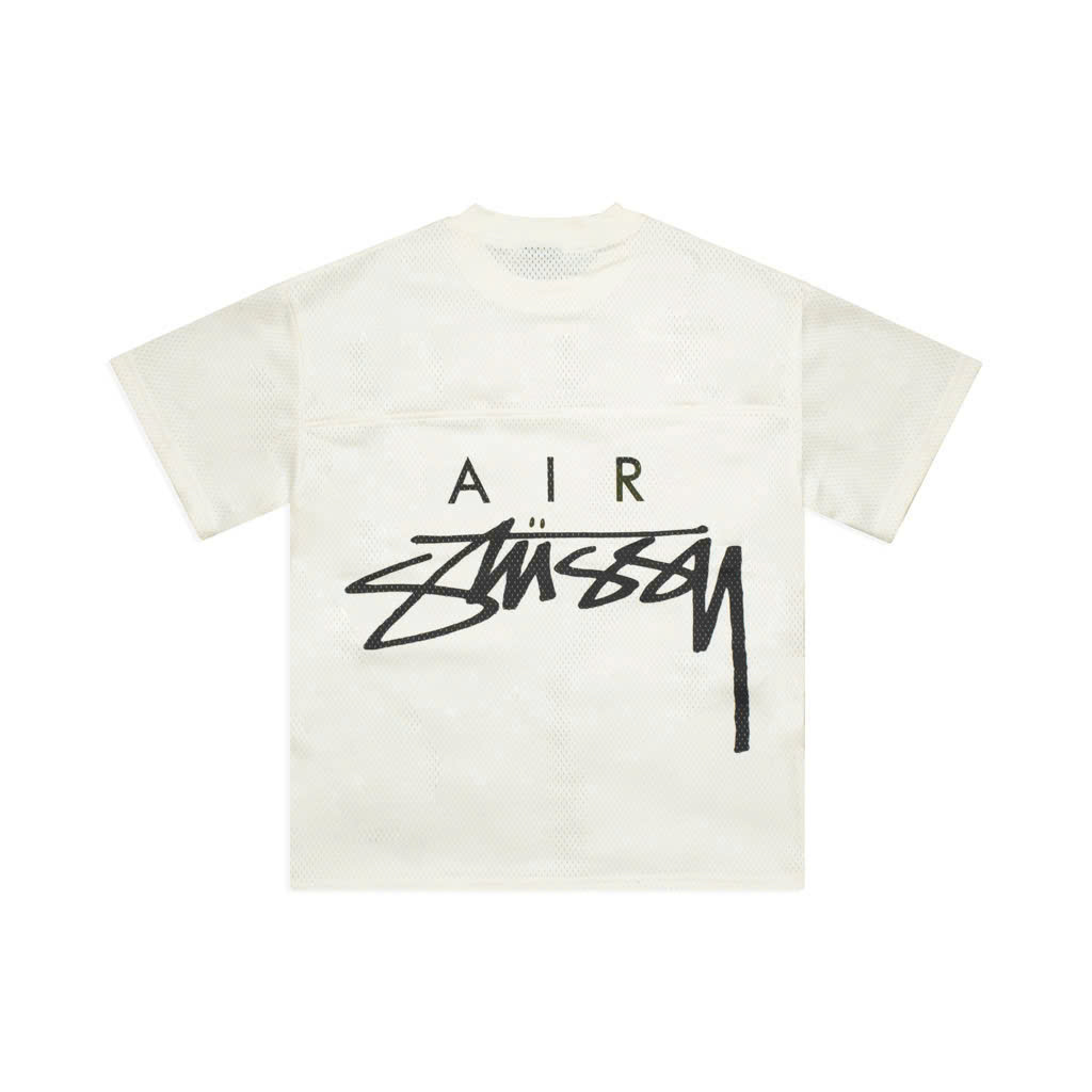 Áo Thun Lưới Nike x Stussy - Kem