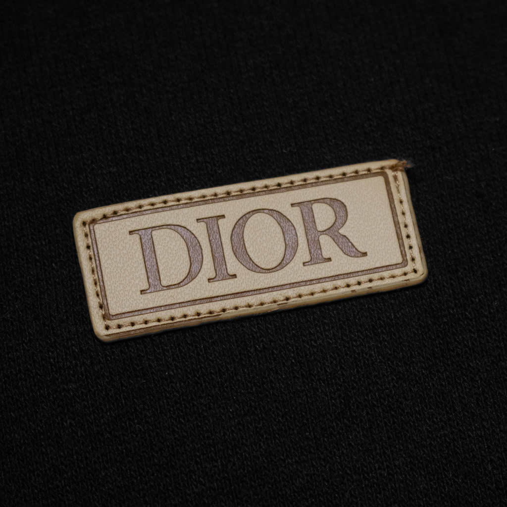 Hoodie Zip Dior BLACK Square (Logo Da)