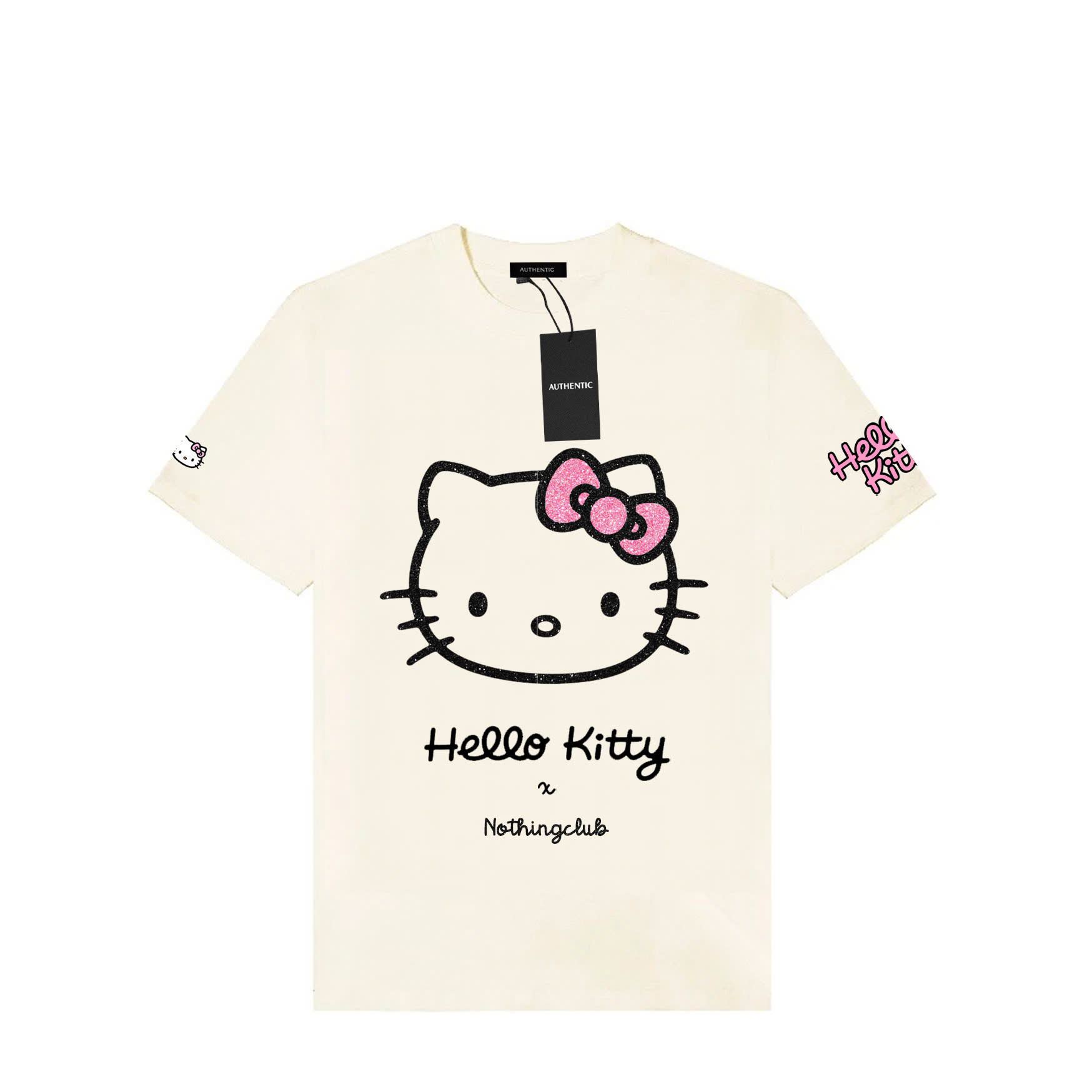 Áo thun HELLO KITTY in kim tuyến