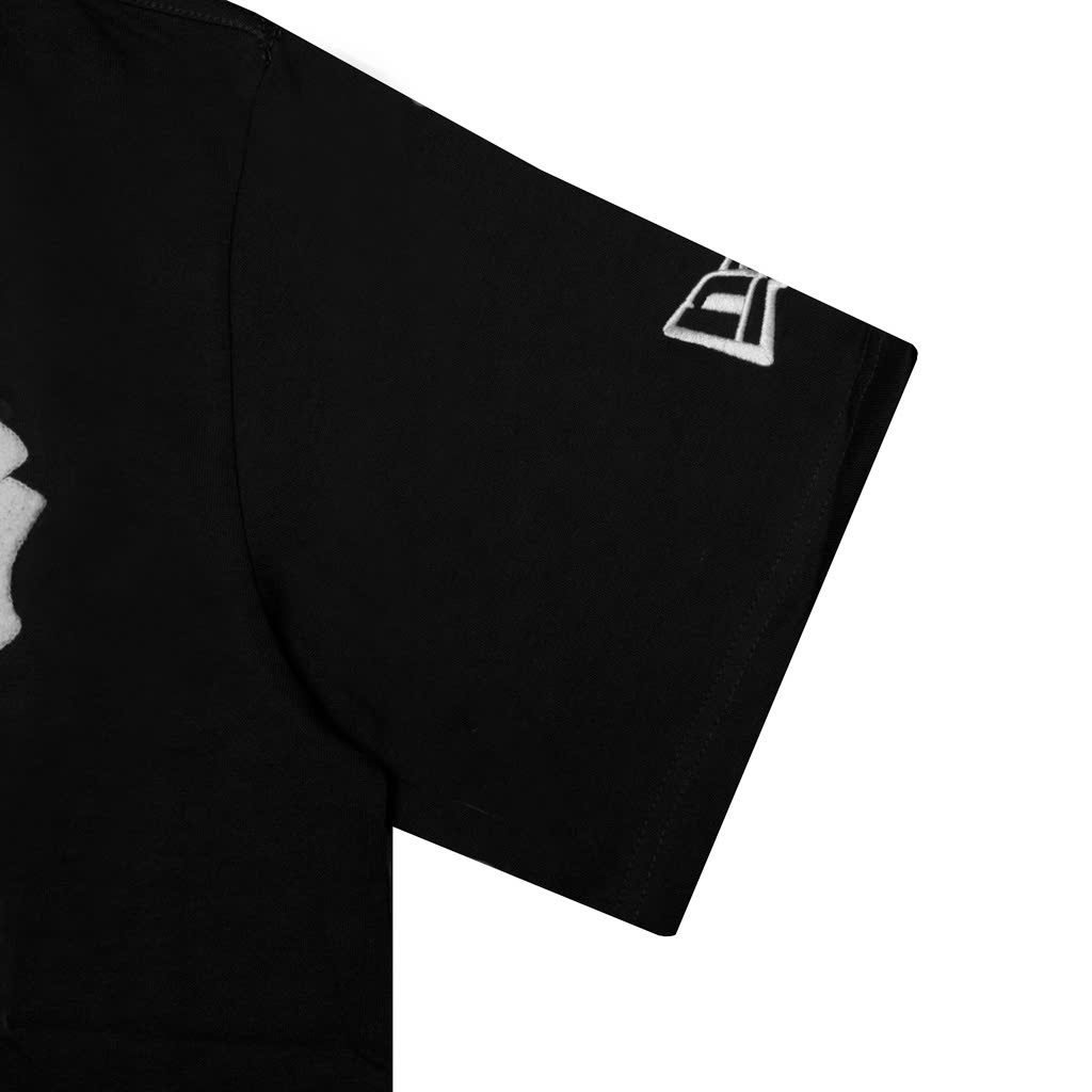 Áo Thun New Era Thêu Xù Big Logo NY -Đen