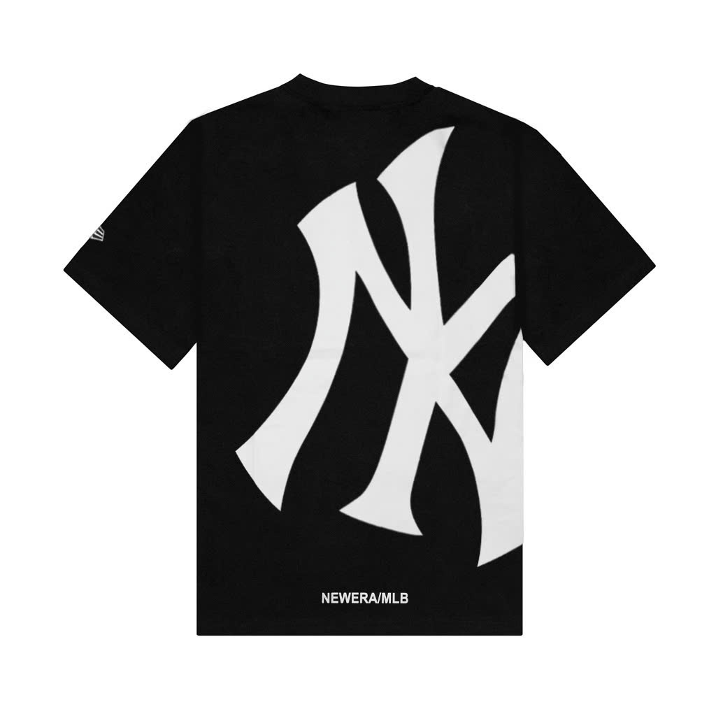 Áo Thun New Era Thêu Xù Big Logo NY -Đen