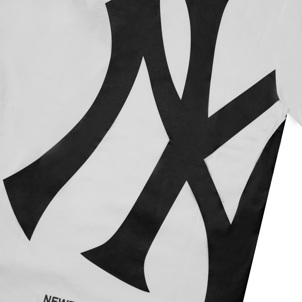 Áo Thun New Era Thêu Xù Big Logo NY - Trắng