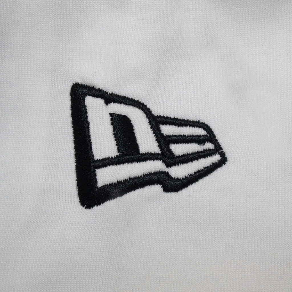 Áo Thun New Era Thêu Xù Big Logo NY - Trắng