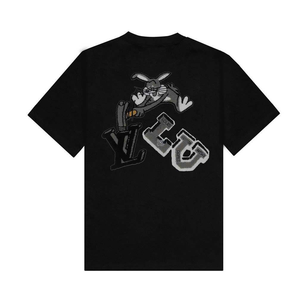Áo Thun Louis Vuitton Bugs Bunny - Đen