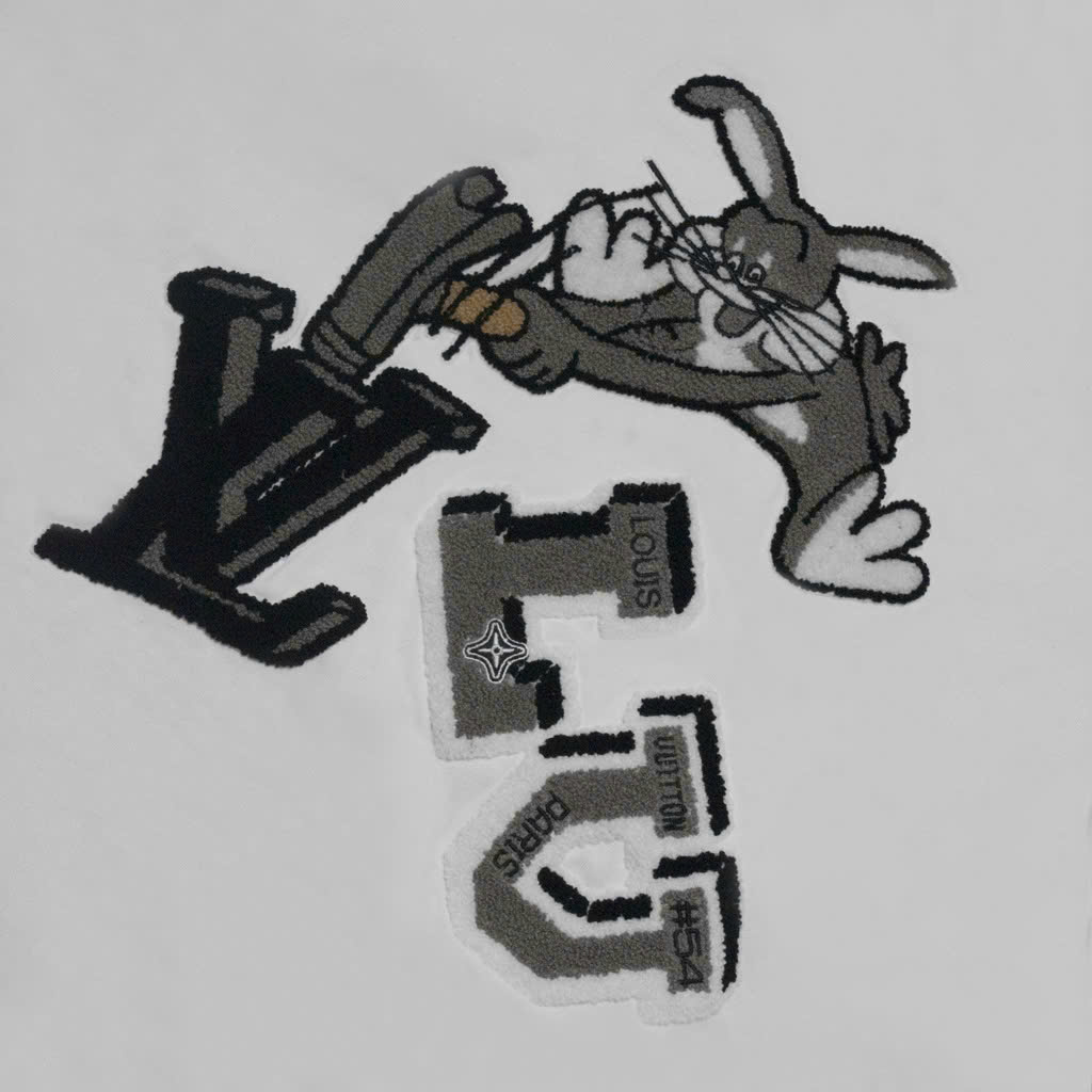 Áo Thun Louis Vuitton Bugs Bunny - Trắng