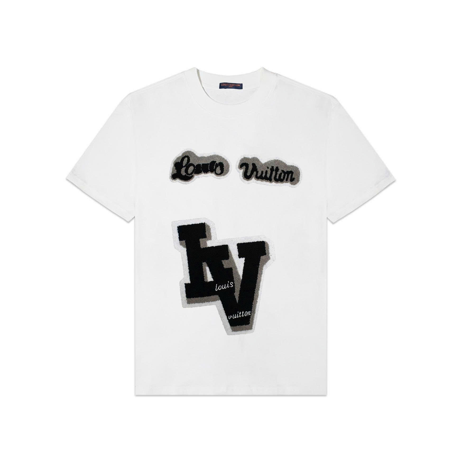 Áo Thun Louis Vuitton Thêu Xù Shadow Effect