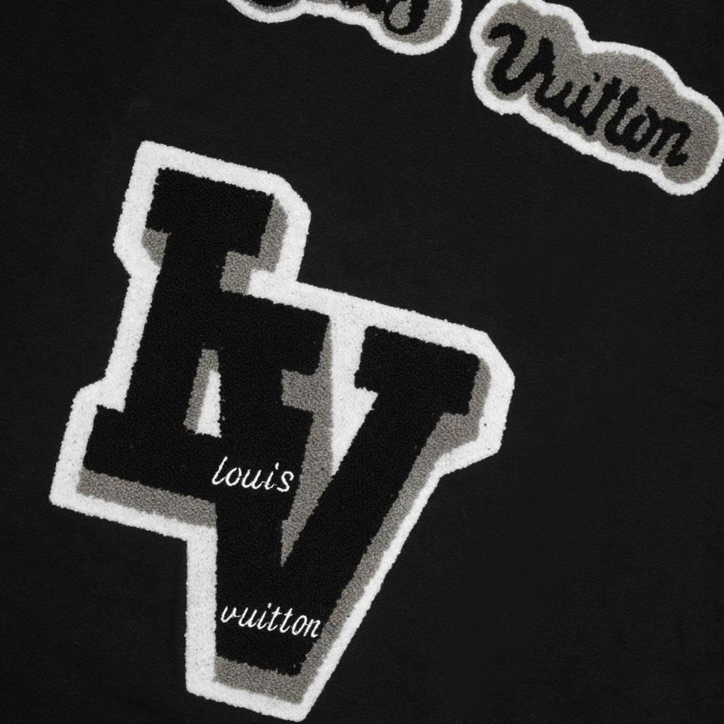 Áo Thun Louis Vuitton Thêu Xù Shadow Effect