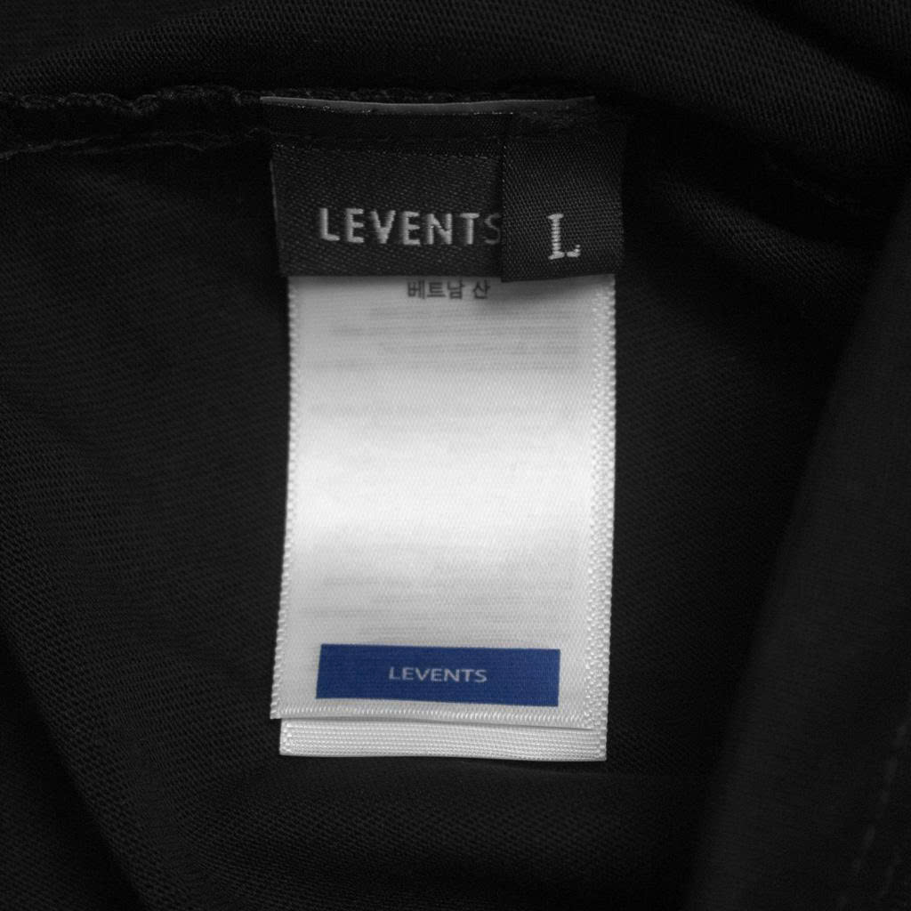 Áo Thun Levents Dream Maker Thêu Xù - Đen