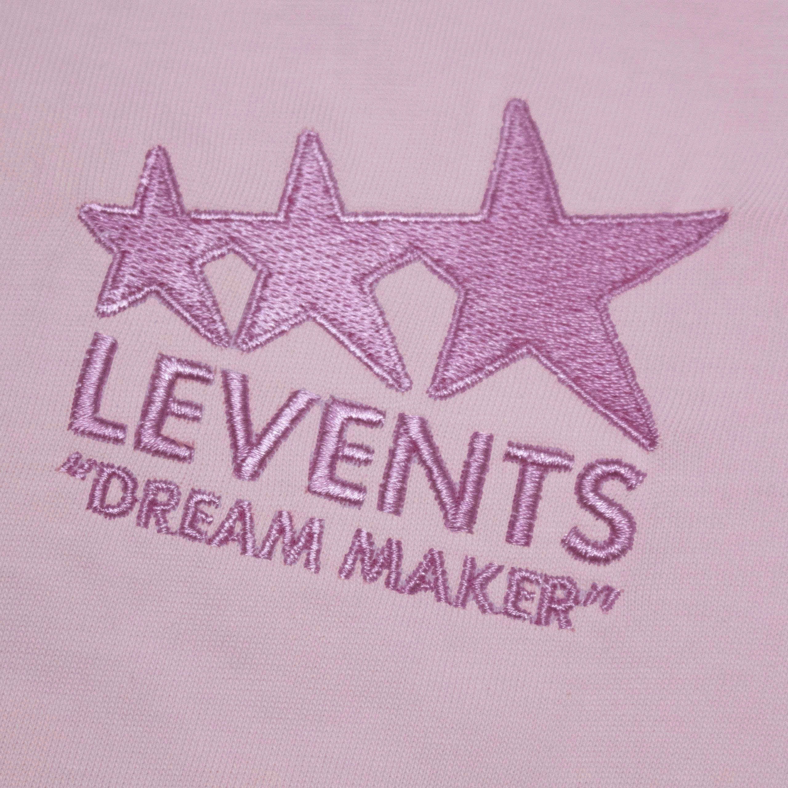 Áo Thun Levents Dream Maker Thêu Xù - Hồng