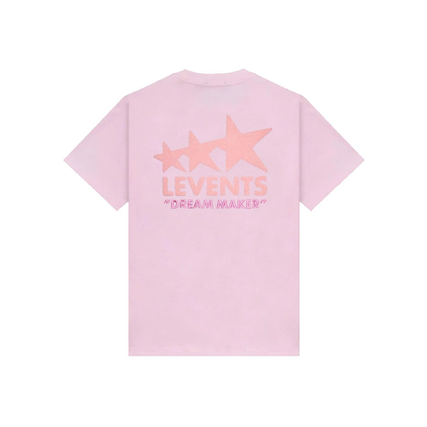 Áo Thun Levents Dream Maker Thêu Xù - Hồng