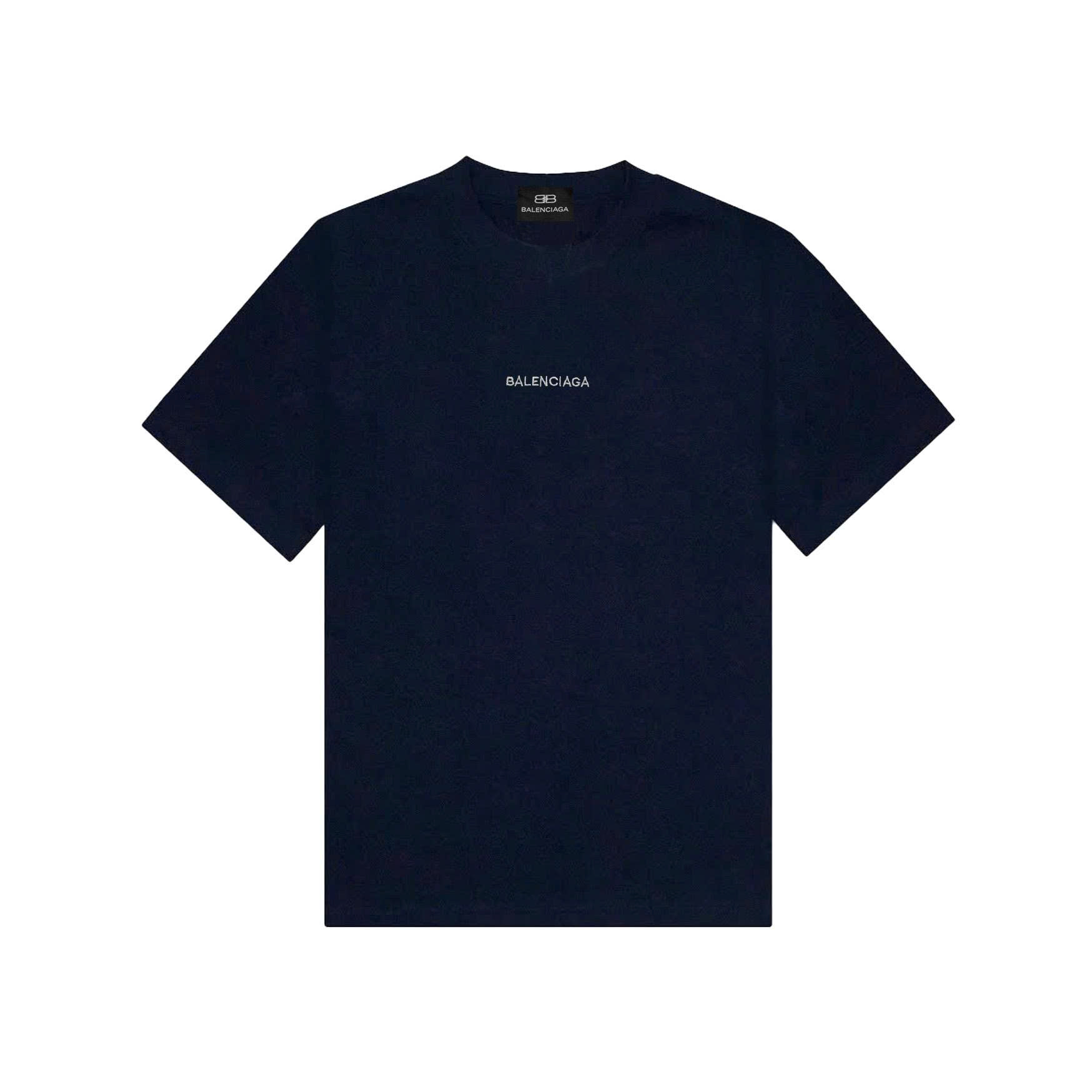 Áo Thun Balenciaga Thêu Da Mặt Sau